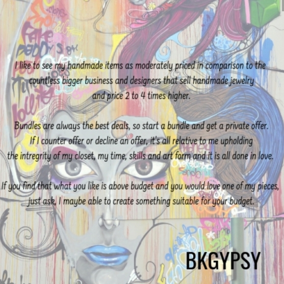 🛑SOLD🛑 Ombre Crochet Silver Hoop Earring - Picture 7 of 7